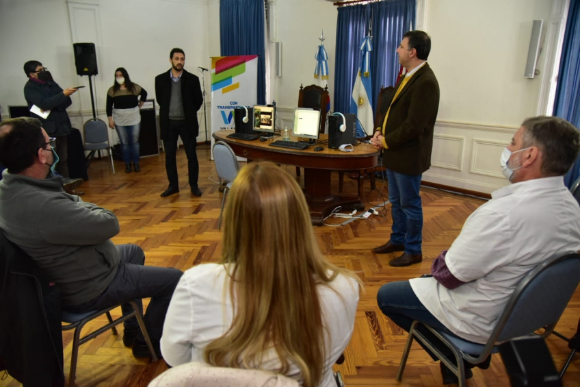 Villa María: A través de una donación de Banco Galicia, el área de Salud del municipio fortaleció su equipamiento informático con 20 computadoras