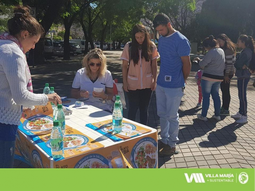 Villa María: En el Día de la Diabetes, se realizaron test de autoevaluación acerca de hábitos saludables