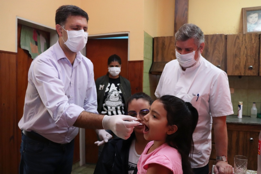 Villa María: Rosso aplicó la última vacuna y todos los niños y niñas del ingreso escolar ya están inmunizados