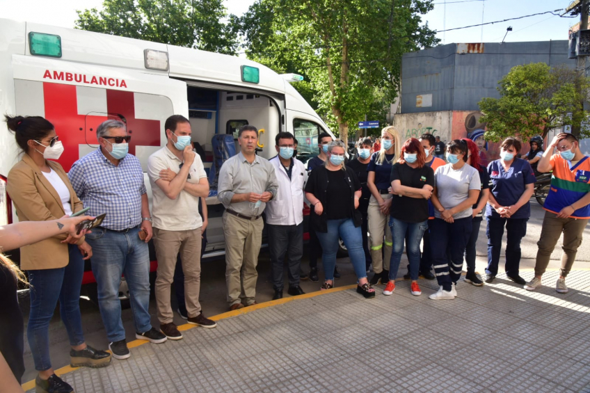 Villa María: El Servicio de Emergencias 107 suma una ambulancia única por su alta complejidad