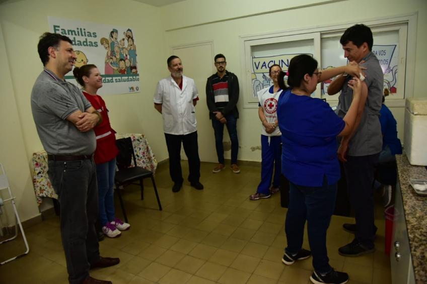 Villa María: El municipio inició la campaña de vacunación antigripal casa por casa