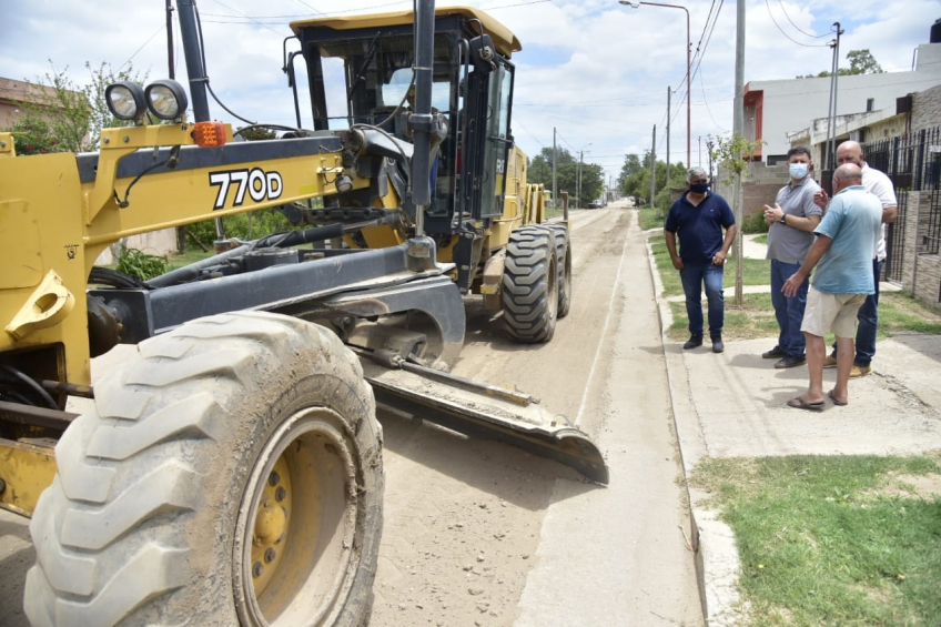 Villa María: El plan intensivo de arreglo de calles sigue su marcha en múltiples frentes