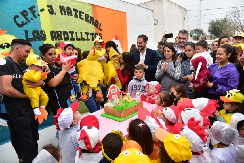 Villa María: El jardín maternal “Las Ardillitas” celebró su cumpleaños 29 y los chicos le pusieron baile y música al festejo