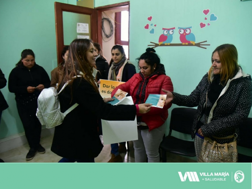 Villa MarÃ­a: Con propuestas lÃºdicas y charlas, vecinas de distintos barrios reflexionan acerca de la importancia de la lactancia materna