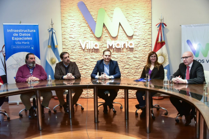 Villa María: El municipio presentó datos espaciales disponibles en su portal web, para el acceso público a información local